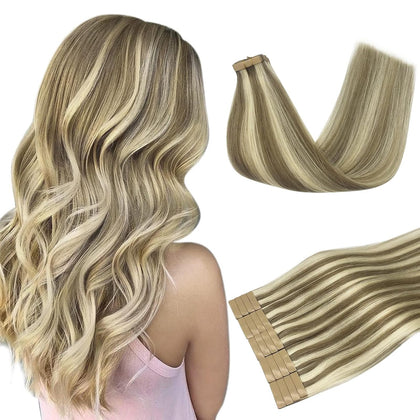 DOORES Tape in Hair Extensions 100g pack front view