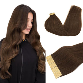 DOORES Tape in Hair Extensions 100g pack front view