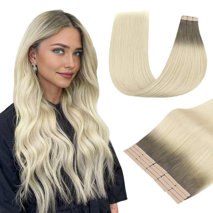 DOORES Tape in Hair Extensions 100g pack front view