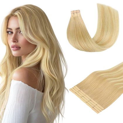 DOORES Tape in Hair Extensions 110g pack front view