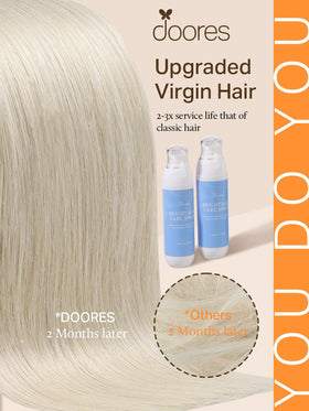 DOORES Tape in Hair Extensions 160g packaging