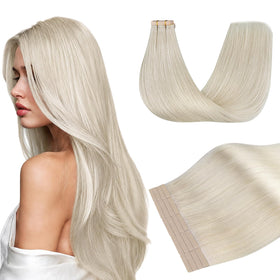 DOORES Tape In Hair Extensions 20pcs 24 inch front view