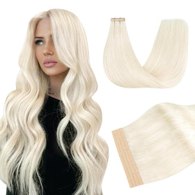 DOORES Tape in Hair Extensions 20pcs pack front view