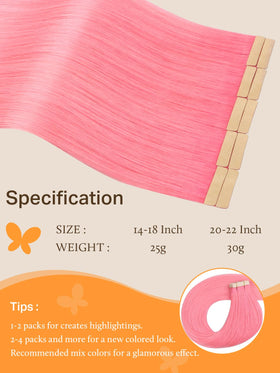 DOORES Tape In Hair Extensions application process