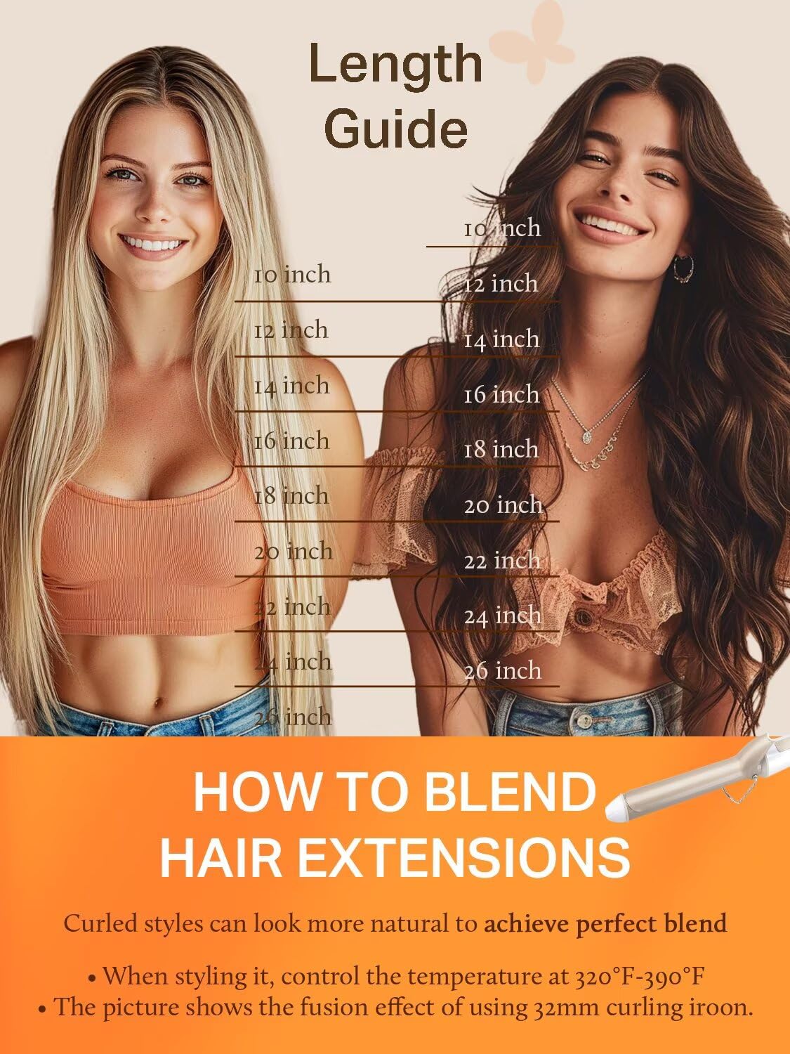 DOORES Tape in Hair Extensions application process