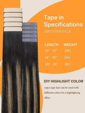 DOORES Tape In Hair Extensions close-up of tape