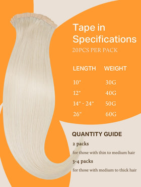 DOORES Tape In Hair Extensions displayed on a model