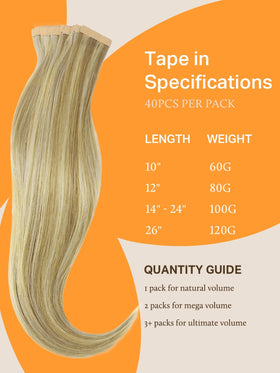 DOORES Tape in Hair Extensions displayed on a model