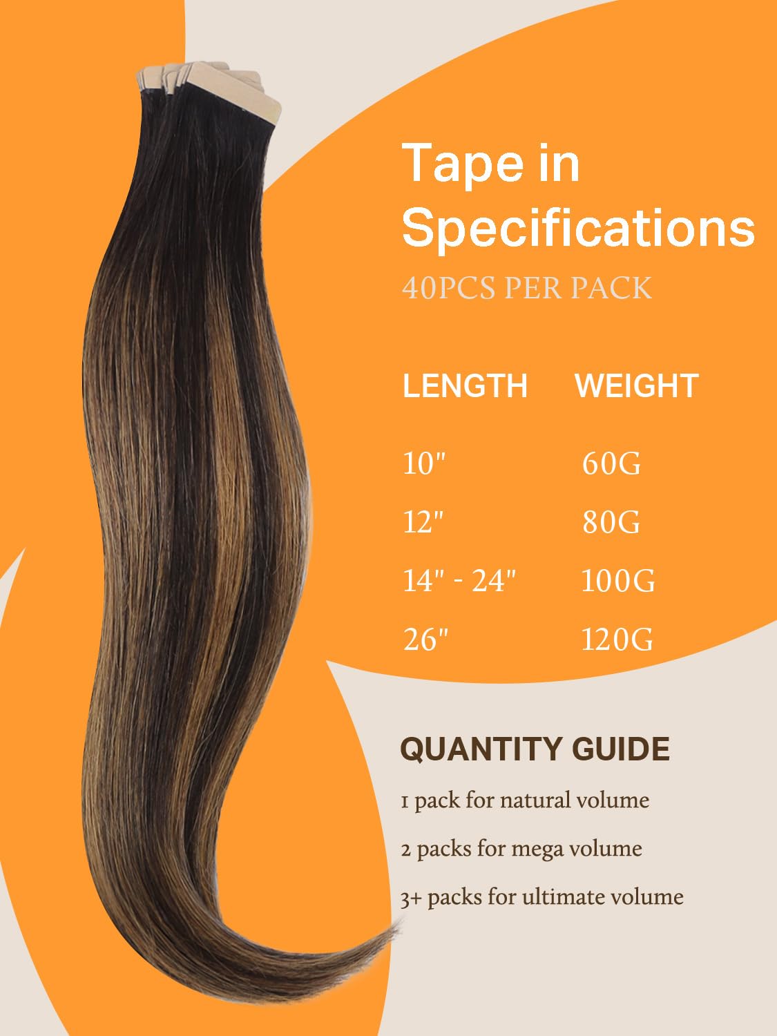DOORES Tape In Hair Extensions displayed on a model