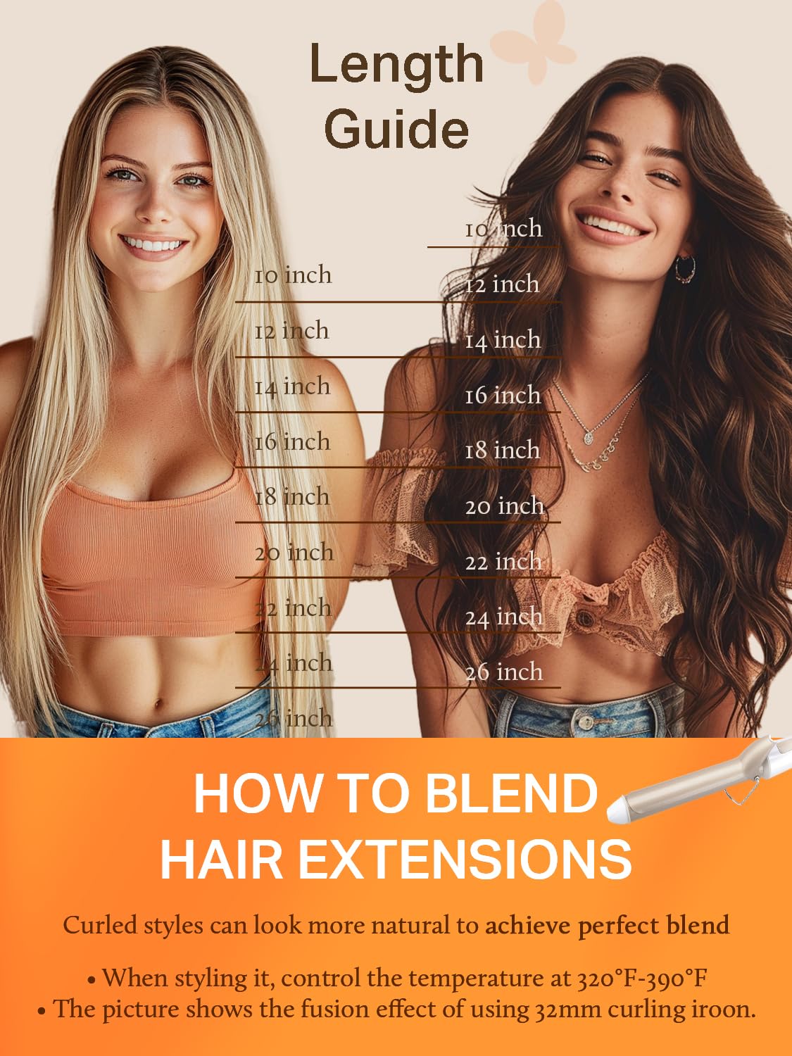 DOORES Tape in Hair Extensions easy application process