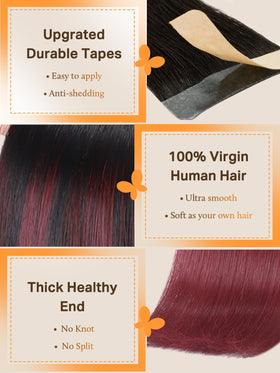 DOORES Tape in Hair Extensions in a lifestyle setting
