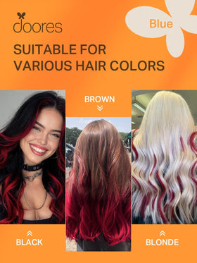 DOORES Tape In Hair Extensions in various balayage colours