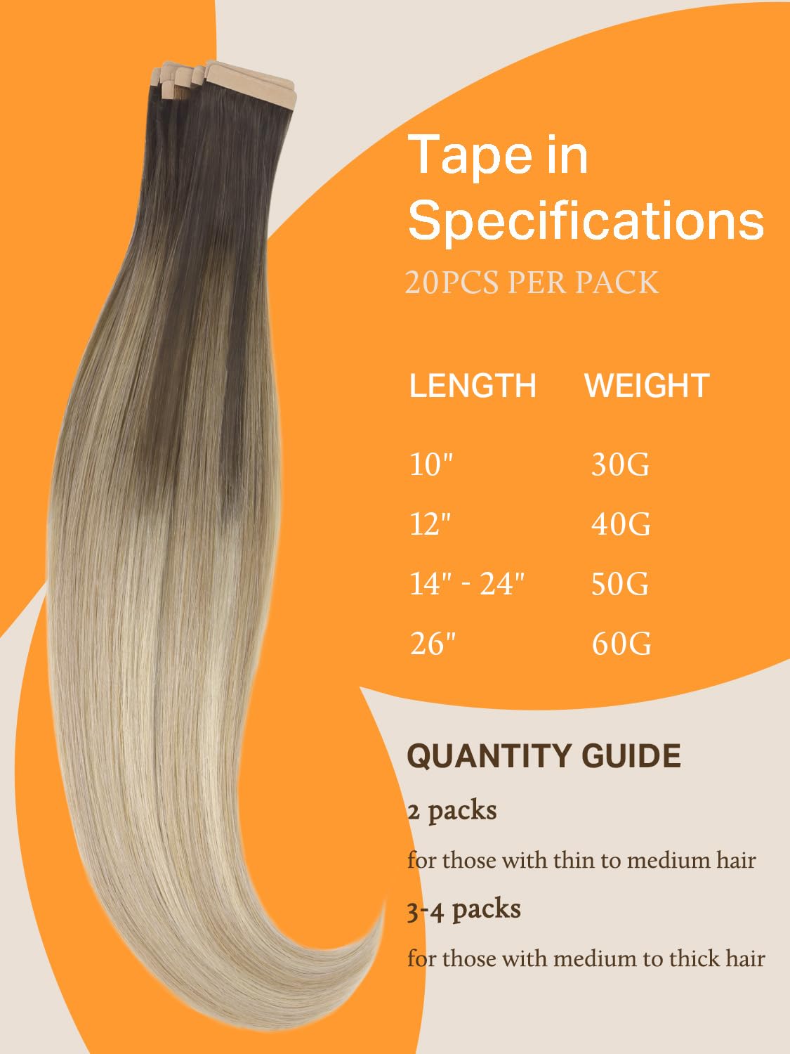 DOORES Tape in Hair Extensions installation process
