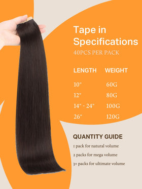 DOORES Tape in Hair Extensions installation process
