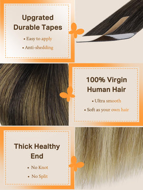 DOORES Tape in Hair Extensions packaging