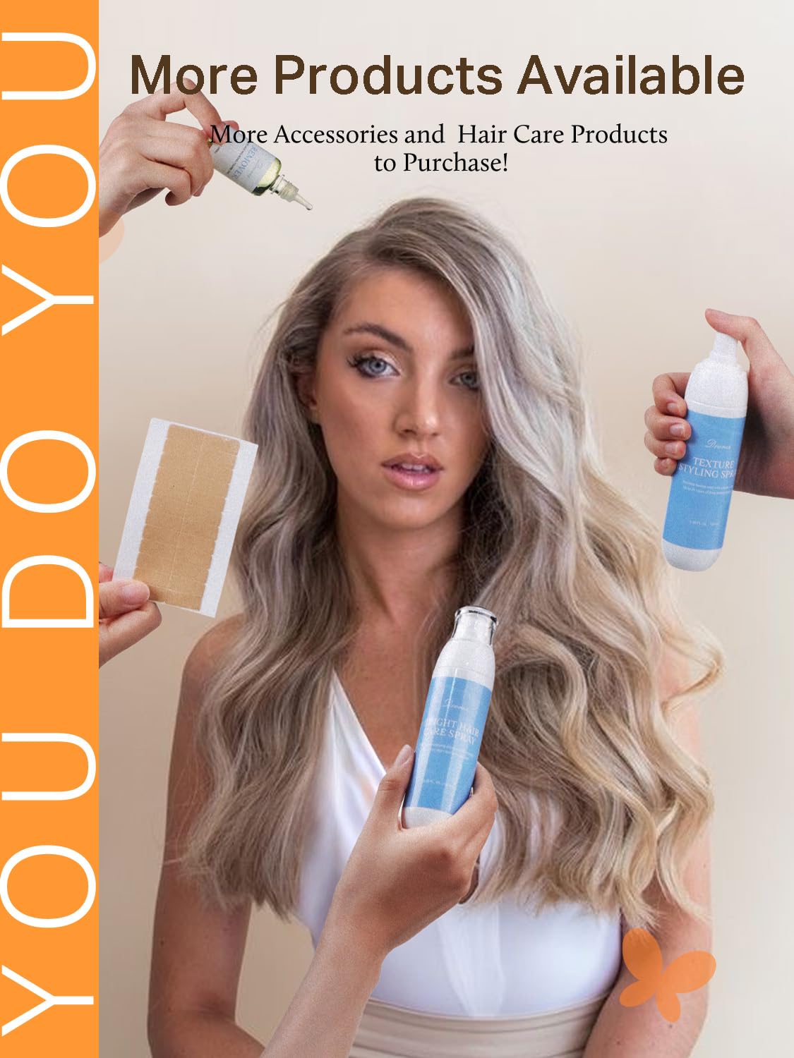 DOORES Tape in Hair Extensions packaging