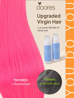 DOORES Tape In Hair Extensions packaging and contents