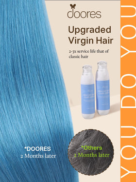 DOORES Tape In Hair Extensions packaging with colour options