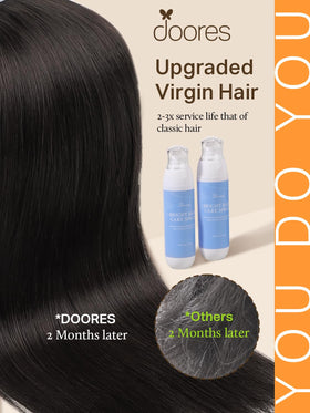 DOORES Tape In Hair Extensions packaging with shade options