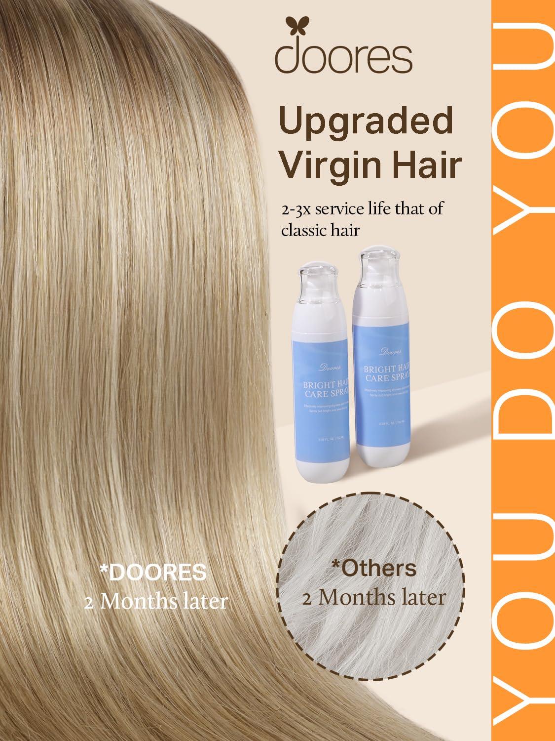 DOORES Tape in Hair Extensions showing 20 pieces