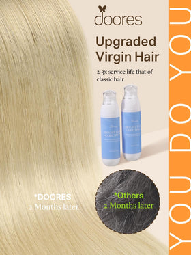 DOORES Tape in Hair Extensions showing various colours