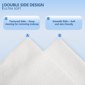 DORAHONEY Disposable Face Towels 12x12 packaging side view