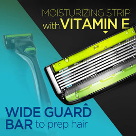 DORCO Pace 6 Pro lubrication strip with Vitamin E and Aloe Vera