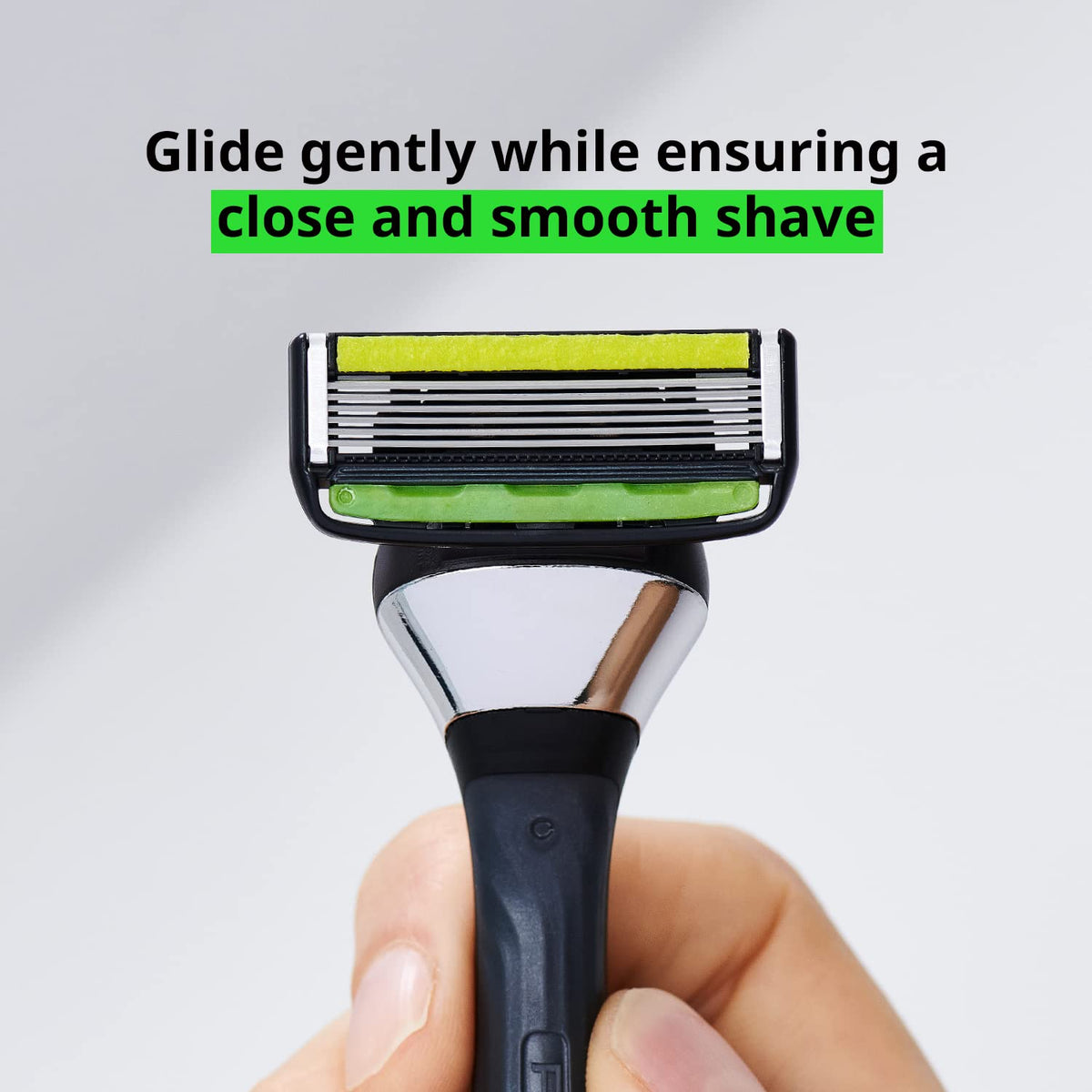 DORCO Pace 6 Pro razor handle with ergonomic grip