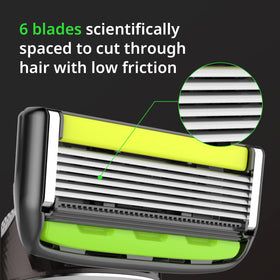 DORCO Pace 6 Pro razor system side view