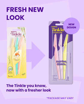 DORCO Tinkle Dermaplaning Tool 6ct showing individual razors