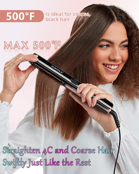DORISILK hair straightener with 360° swivel cord