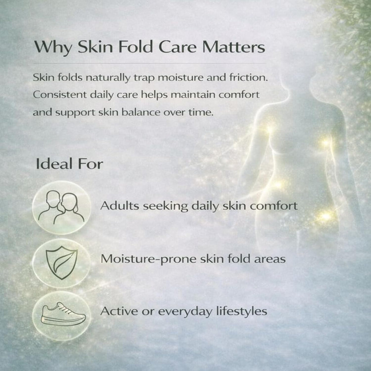 Dosoecse Intertrigo Cream application on skin