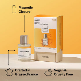 Dossier Ambery Saffron Eau de Parfum in gift-ready box