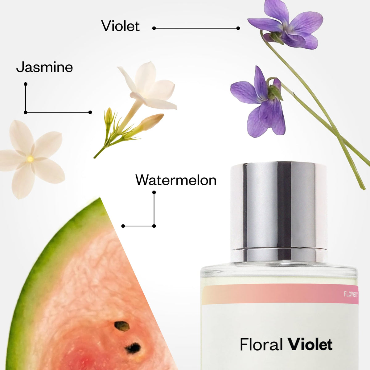 Dossier Floral Violet Eau de Parfum 50ml side view