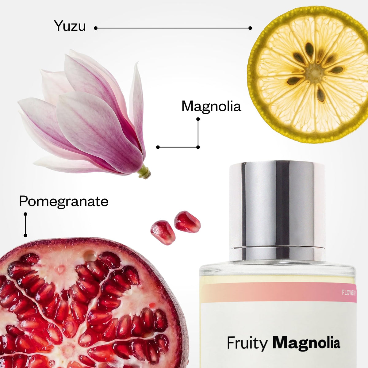 Dossier Fruity Magnolia Eau de Parfum 50ml with gift-ready packaging