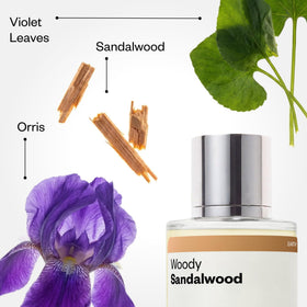 Dossier Woody Sandalwood Eau de Parfum 50ml side view