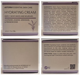 doTERRA Hydrating Cream open jar view