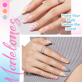 Double-head liner nail brush from modelones