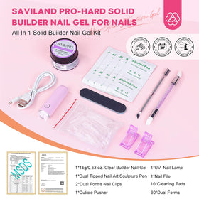 Double-head silicone pen for 3D nails included in kit