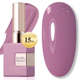 Double Rhythm 15ml Gel Polish Wine Purple front view