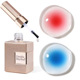 Double Rhythm Blooming Gel Nail Polish 15ML clear bottle front view