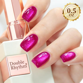 Double Rhythm Cat Eye Gel Nail Polish 15ML with nail tools