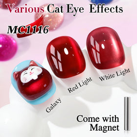 Double Rhythm Cat Eye Gel Nail Polish 15ml with UV lamp