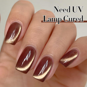 Double Rhythm Cat Eye Gel Nail Polish applied on nails