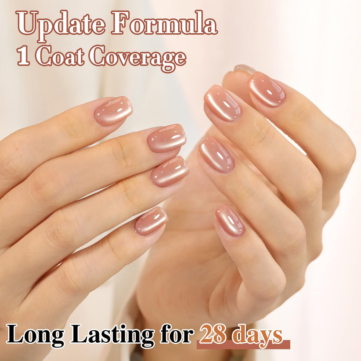 Double Rhythm Cat Eye Gel Nail Polish in various nail art styles