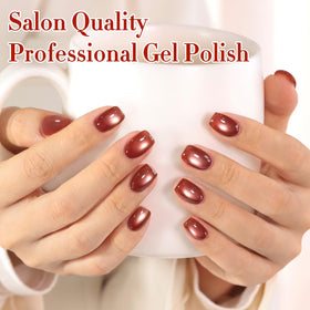 Double Rhythm Cat Eye Gel Nail Polish packaging with instructions