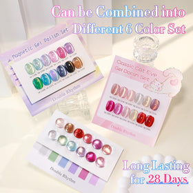 Double Rhythm Cat Eye Gel Nail Polish Set packaging