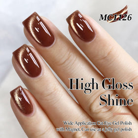 Double Rhythm Cat Eye Gel Nail Polish with brush