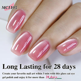 Double Rhythm Cat Eye Gel Polish 15ml application on nails