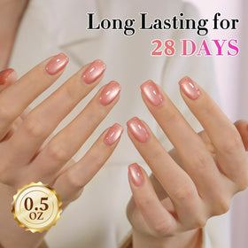 Double Rhythm Cat Eye Gel Polish 15ml applied on nails